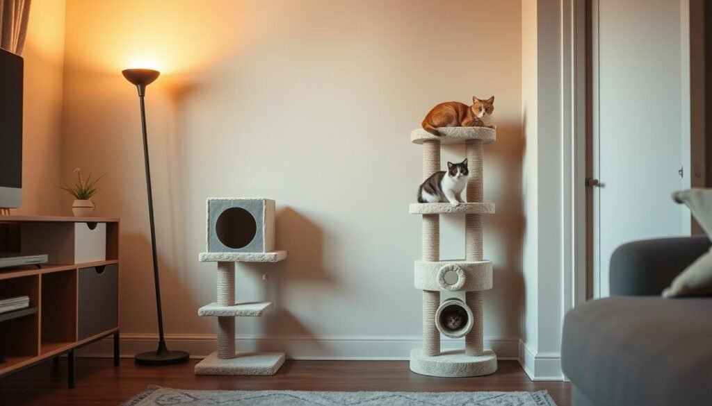 affordable cat trees for small spaces