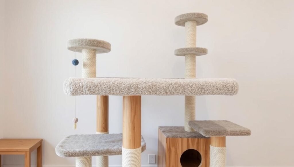 cat tree components